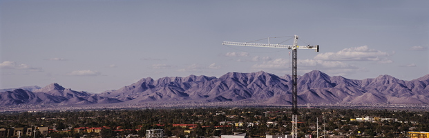 Arizona Tempe North Mountains Panorama Crane 01 3k