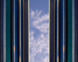 A new city Architecture Glass Metal Cloudy Sky