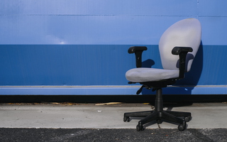 Monday Objects Office Chair Blue Container