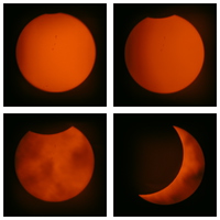 Solar Eclipse Tempe Arizona 2017 collage 2-1k