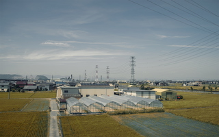 Kyoto Tokyo Nozomi Shinkansen Route Landscape Fields 02