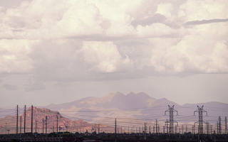 Arizona Mountains Power Lines