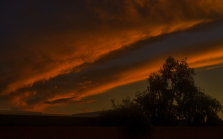 Arizona Summer Sunset Industrial Desert Sky 03