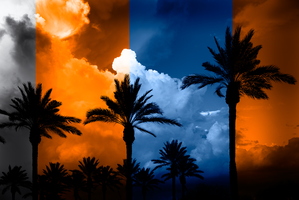 Colorful Desert Summer Cloud Impression B