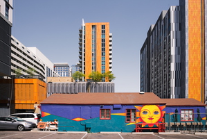 Summer Commences Sun Mural City Downtown Tempe