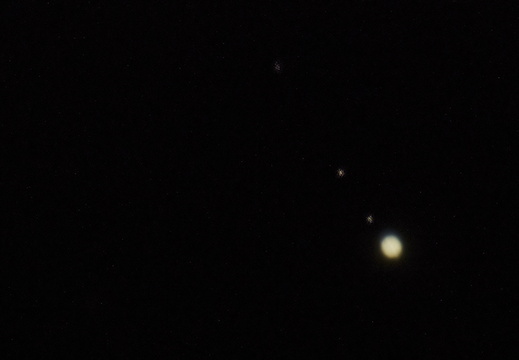 Tempe Arizona Astrophotography Planet Jupiter Galilean moons Io Europa Ganymede