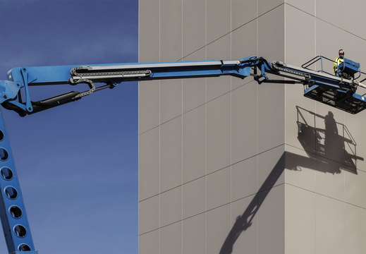 Tempe Arizona Construction Boom Lift Blue