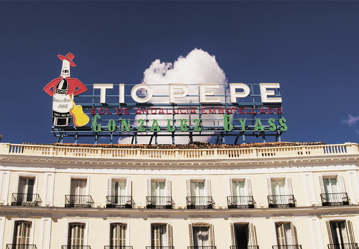 Madrid Spain Puerta del Sol Tio Pepe