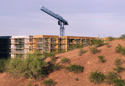 Tempe Arizona photography city scenes Pano crane A-mountain