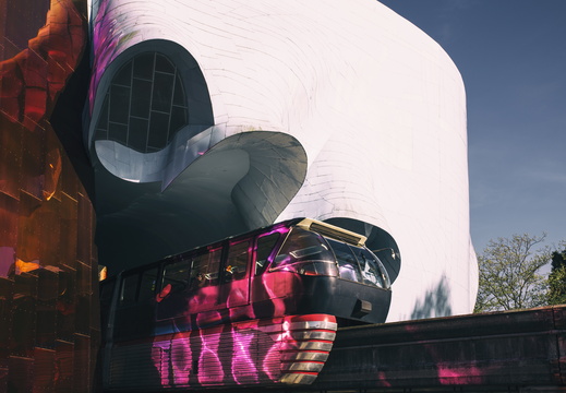 Seattle Monorail Museum of Pop Culture 1